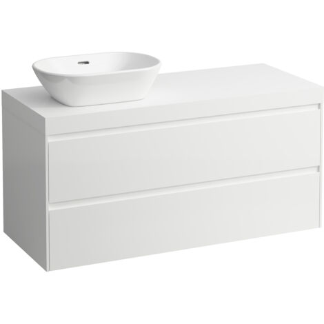LAUFEN LANI encimera de lavabo blanco mate incl. mueble bajo, 1