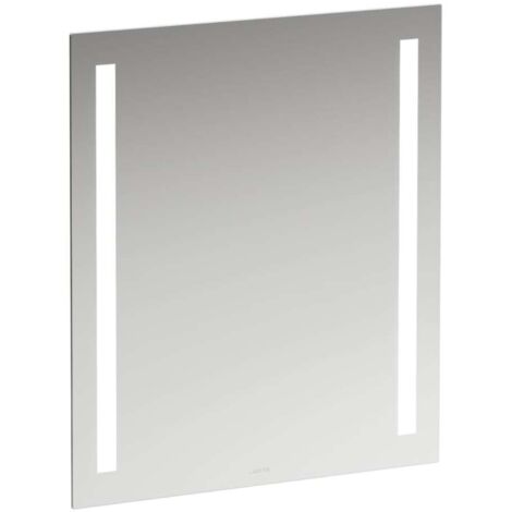 LAUFEN LANI espejo, dos luces integradas verticalmente,