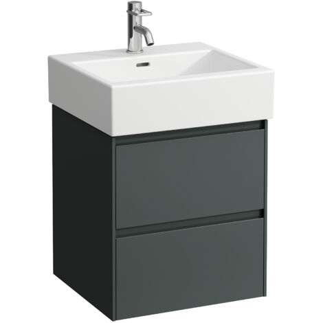Laufen Lani - Meuble-vasque, 48x45x52 cm, 2 tiroirs, gris H4035121122661