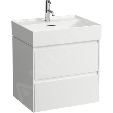 Laufen Lani - Meuble-vasque, 58x44x52 cm, 2 tiroirs, blanc mat H4035321122601