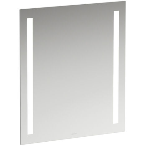 LAUFEN LANI Miroir, deux lampes intégrées verticalement,