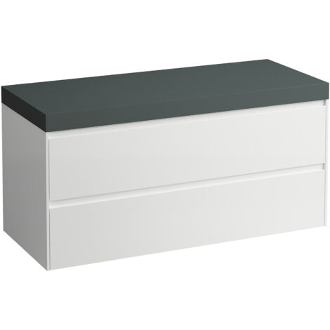LAUFEN LANI Plan de lavabo gris signalisation incl. meuble