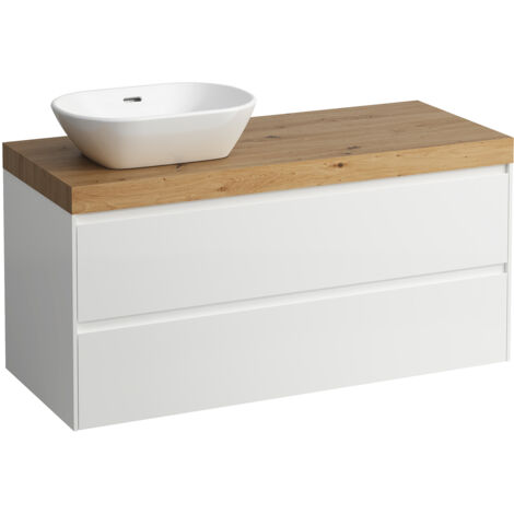 LAUFEN LANI Plan de toilette chêne sauvage incl. meuble