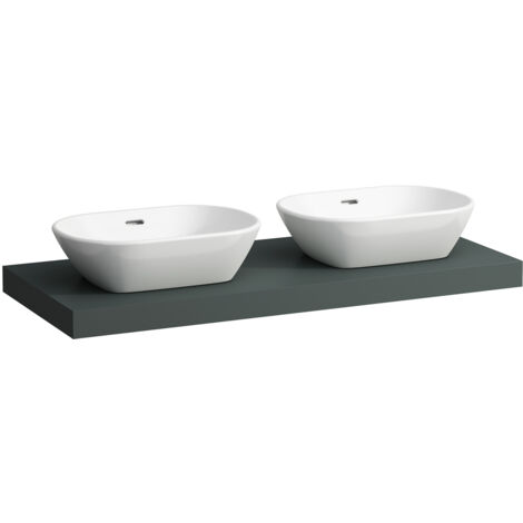 LAUFEN LANI Plan de toilette, découpe à gauche et à droite,