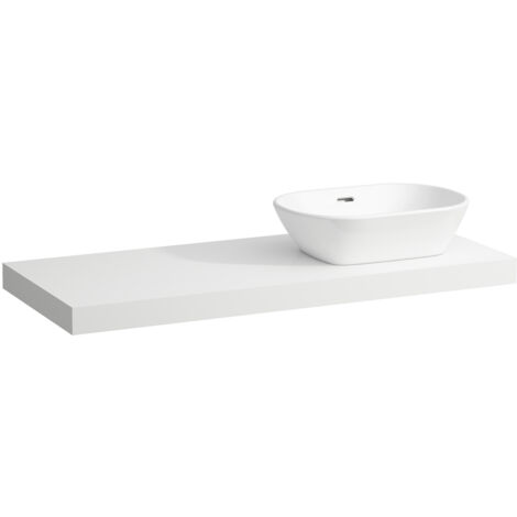 LAUFEN LANI Plan de toilette, une découpe à droite,
