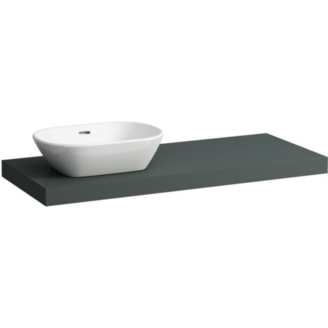 LAUFEN LANI Plan de toilette, une découpe à gauche,