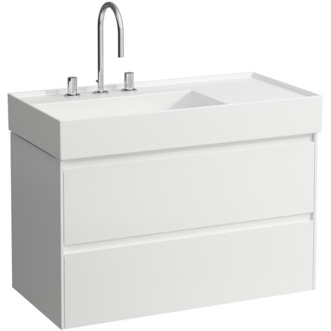 LAUFEN LANI pour Kartell Meuble sous-lavabo, 2 tiroirs,