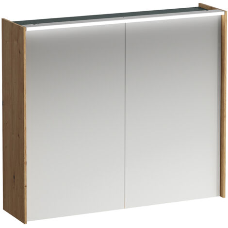 LAUFEN LANI Spiegelschrank, zwei Türen, mit LED-Lichtelement,