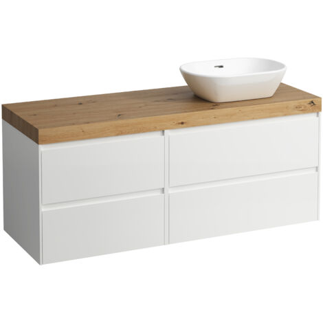 LAUFEN LANI Waschtischplatte wildeiche inklusive Unterschrank, 1