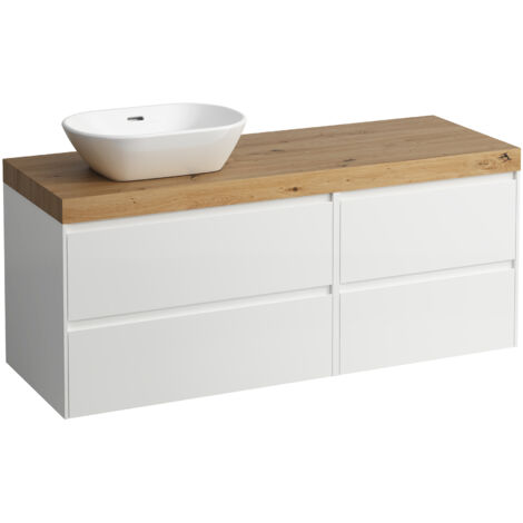 LAUFEN LANI Waschtischplatte wildeiche inklusive Unterschrank, 1
