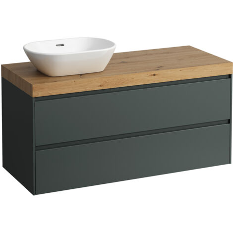 LAUFEN LANI Waschtischplatte wildeiche inklusive Unterschrank, 1