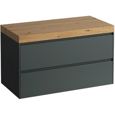 LAUFEN LANI Waschtischplatte wildeiche inklusive Unterschrank,