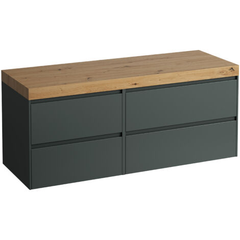 LAUFEN LANI Waschtischplatte wildeiche inklusive Unterschrank,