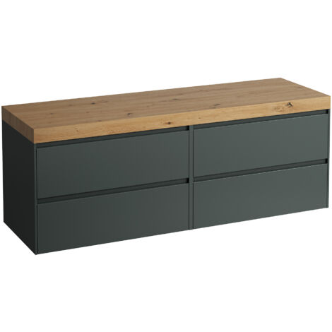 LAUFEN LANI Waschtischplatte wildeiche inklusive Unterschrank,