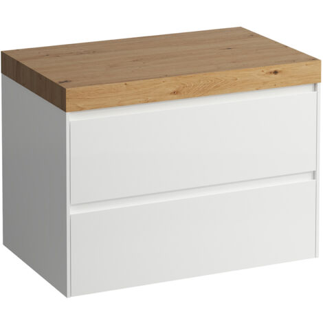 LAUFEN LANI Waschtischplatte wildeiche inklusive Unterschrank,