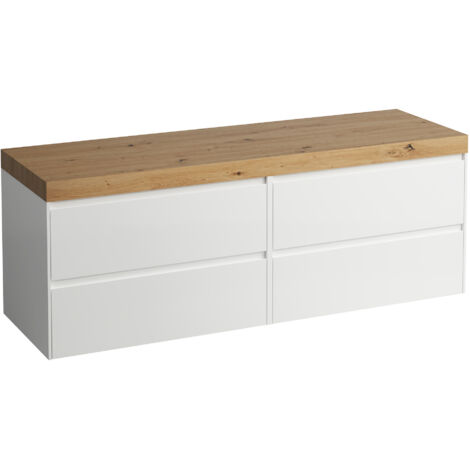 LAUFEN LANI Waschtischplatte wildeiche inklusive Unterschrank,