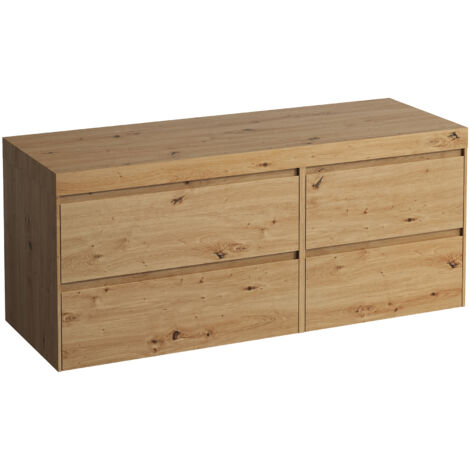 LAUFEN LANI Waschtischplatte wildeiche inklusive Unterschrank,