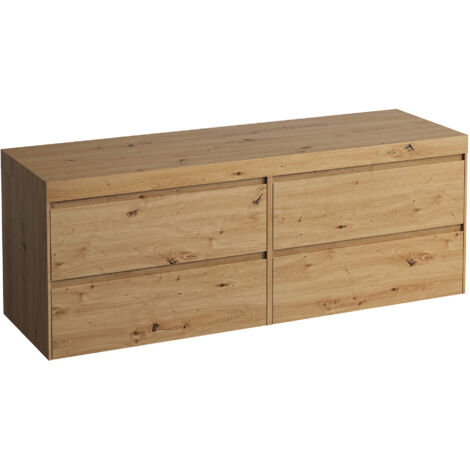 LAUFEN LANI Waschtischplatte wildeiche inklusive Unterschrank,