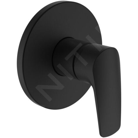 Laufen Laurin - Mitigeur de douche encastré, noir mat HF500778428000