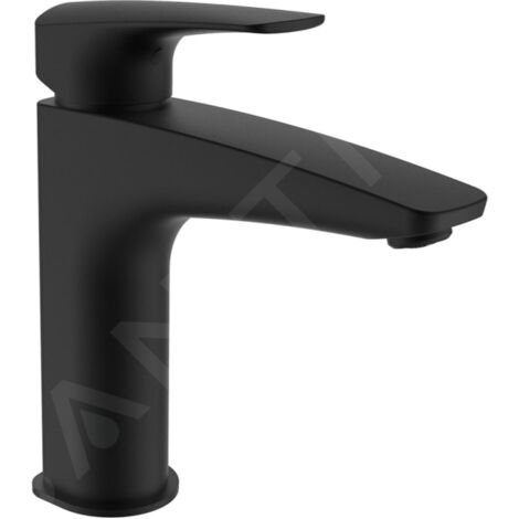 Laufen Laurin - Mitigeur de lavabo Eco+, noir mat HF500704428000