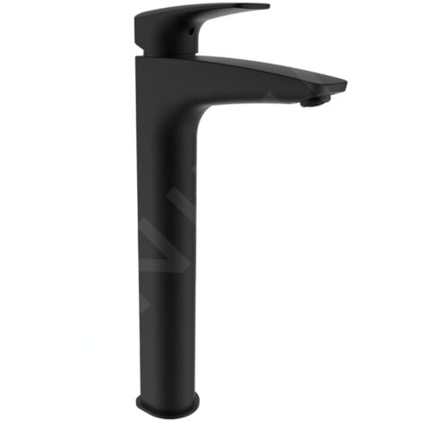 Laufen Laurin - Mitigeur de lavabo Eco+, noir mat HF500714428000