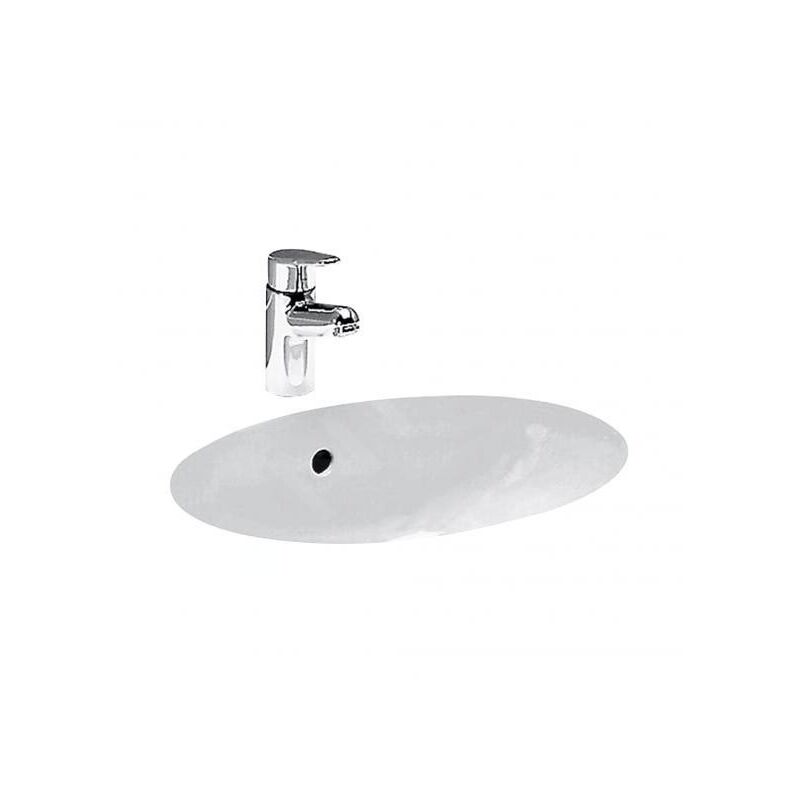 Laufen Lipsy - Lavabo encastré, 565x410 mm, blanc H8112990000001