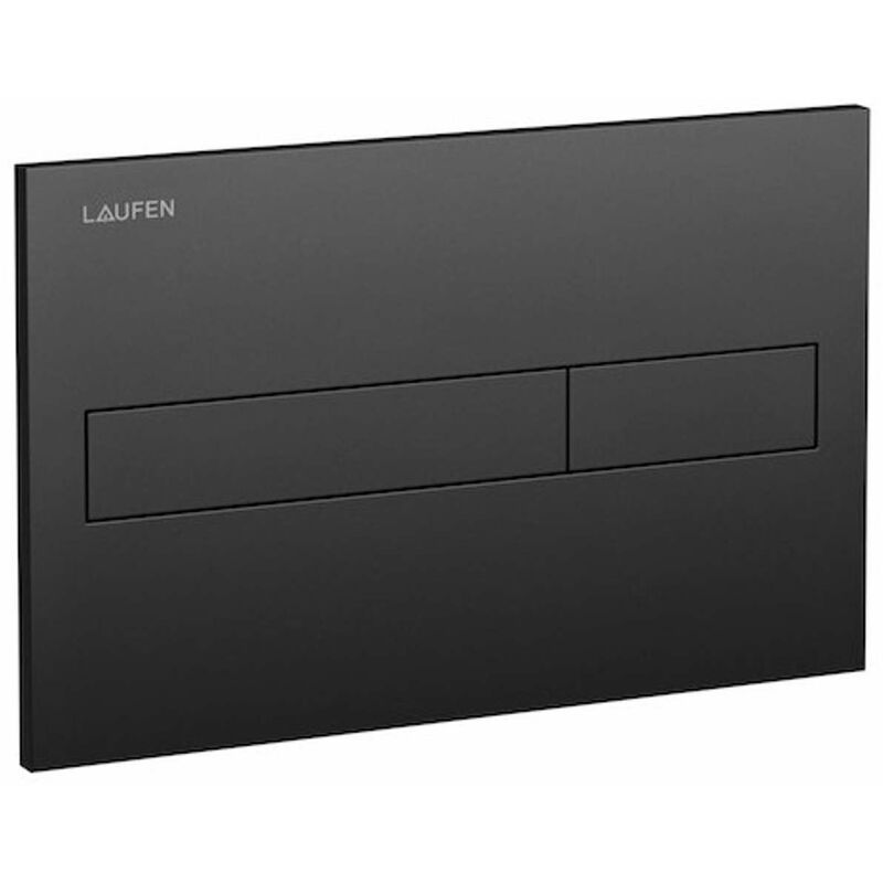 Laufen - lis - Plaque de déclenchement AW1, noir mat H8956617160001