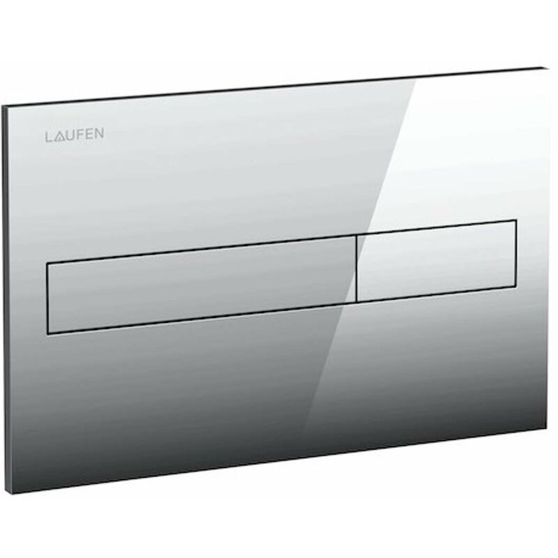 Laufen - lis - Plaque de déclenchement AW1, chrome H8956610040001