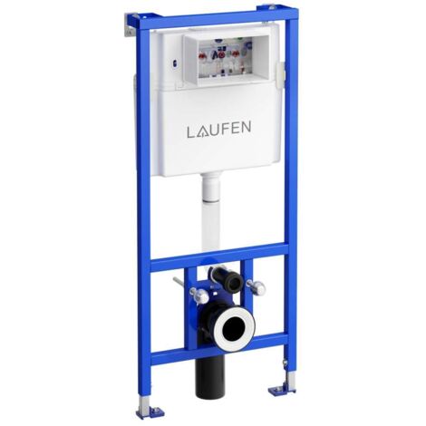 Laufen LIS - Vorwandelement für Wand-WC, Wasseranschluss oben und hinten, 112 cm H8946600000001