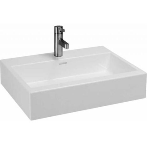 LAUFEN Living City Aufsatzwaschtisch, ohne Hahnloch, mit