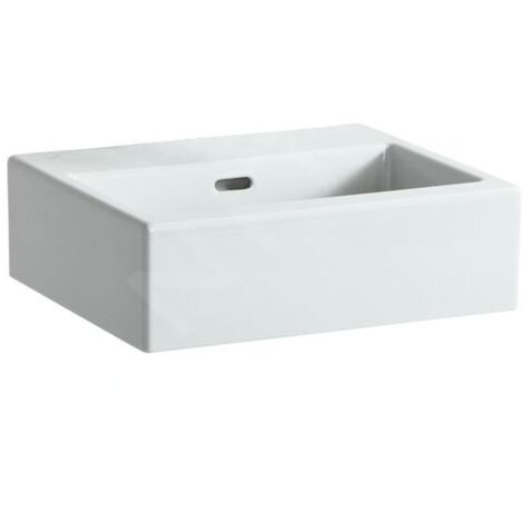 LAUFEN Living City lavabo à poser, sans trou pour robinet, avec