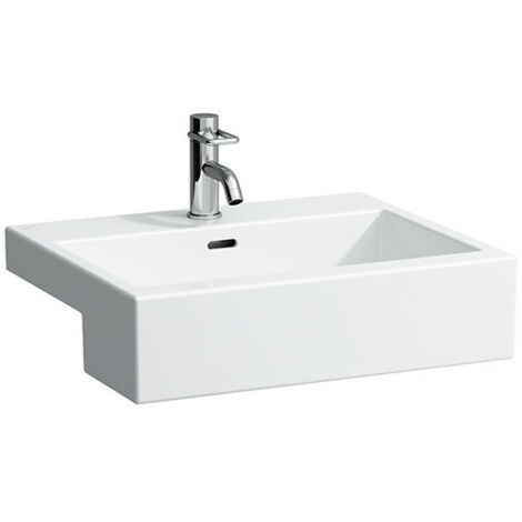 LAUFEN Living City Lavabo semi-encastrado, con rebosadero, 1