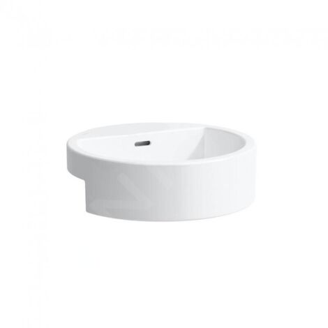 LAUFEN Living City lavabo semi-encastré, avec trop-plein, sans