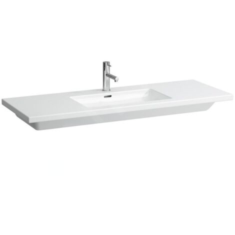 Laufen Living - Lavabo à poser 1300x480 mm, avec 1 trou de robinet, blanc H8164350001041