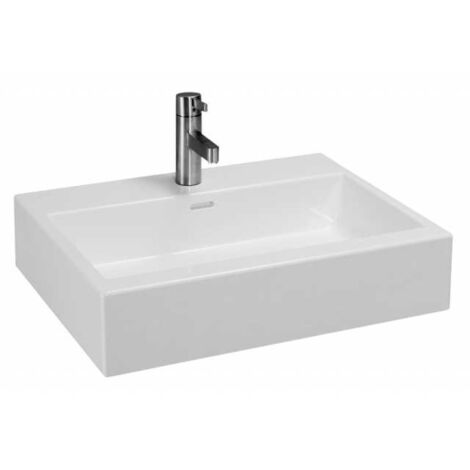 Laufen Living - Lavabo de meuble 600x460 mm, avec 1 trou de robinet, blanc H8174330001041