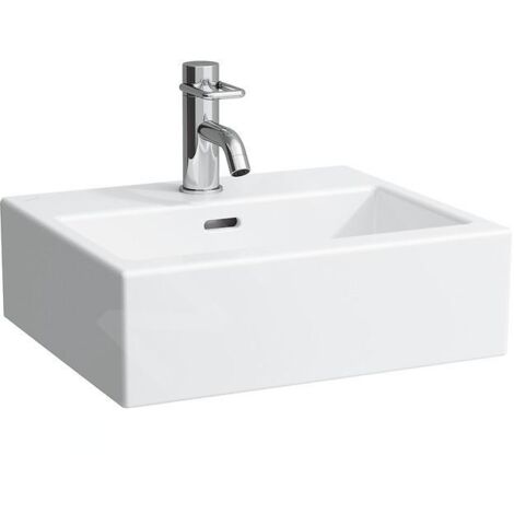 Laufen Living - Lave-mains 450x380 mm, avec 1 trou pour robinetterie, blanc H8154320001041