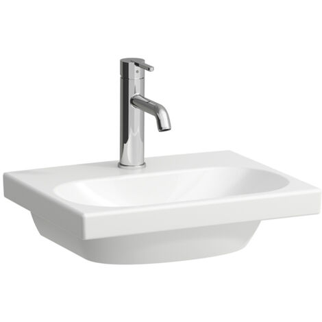 LAUFEN LUA Aufsatz-Handwaschbecken, 1 Hahnloch, ohne Überlauf,
