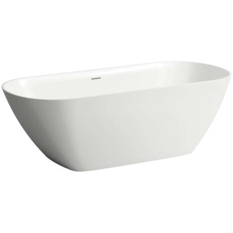 LAUFEN LUA Badewanne freistehend, 750x1700x540mm, aus Marbond,