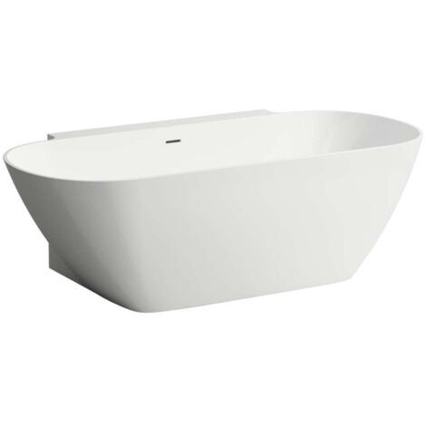 LAUFEN LUA Baignoire murale, 855x1700x400mm, en Marbond,