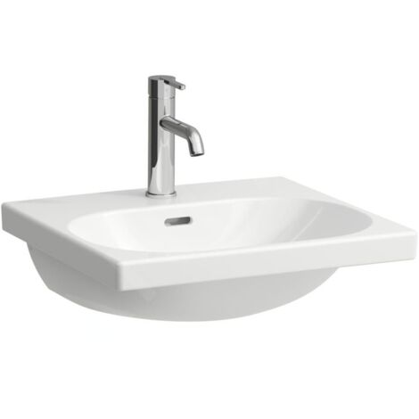LAUFEN LUA lavabo, 1 trou pour robinet, avec trop-plein,