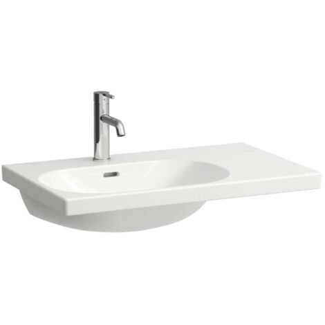 LAUFEN LUA lavabo, 1 trou pour robinet, avec trop-plein,