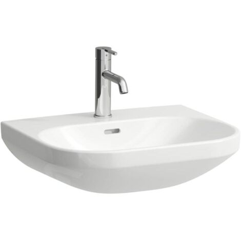 Laufen Lua - Lavabo 46x55 cm, avec trop-plein, trou pour robinet, LCC, blanc H8110814001041