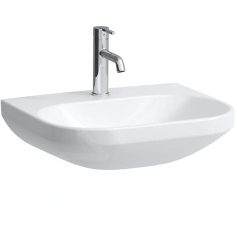 Laufen Lua - Lavabo 46x55 cm, sans trop-plein, trou pour robinet, blanc H8110810001561