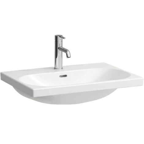 Laufen Lua - Lavabo de meuble 46x65 cm, avec trop-plein, trou pour robinet, blanc H8100840001041