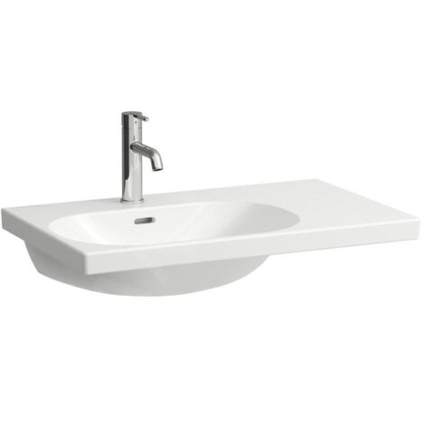 Laufen Lua - Lavabo de meuble 75x46 cm, avec trop-plein, trou pour robinetterie, blanc H8170860001041