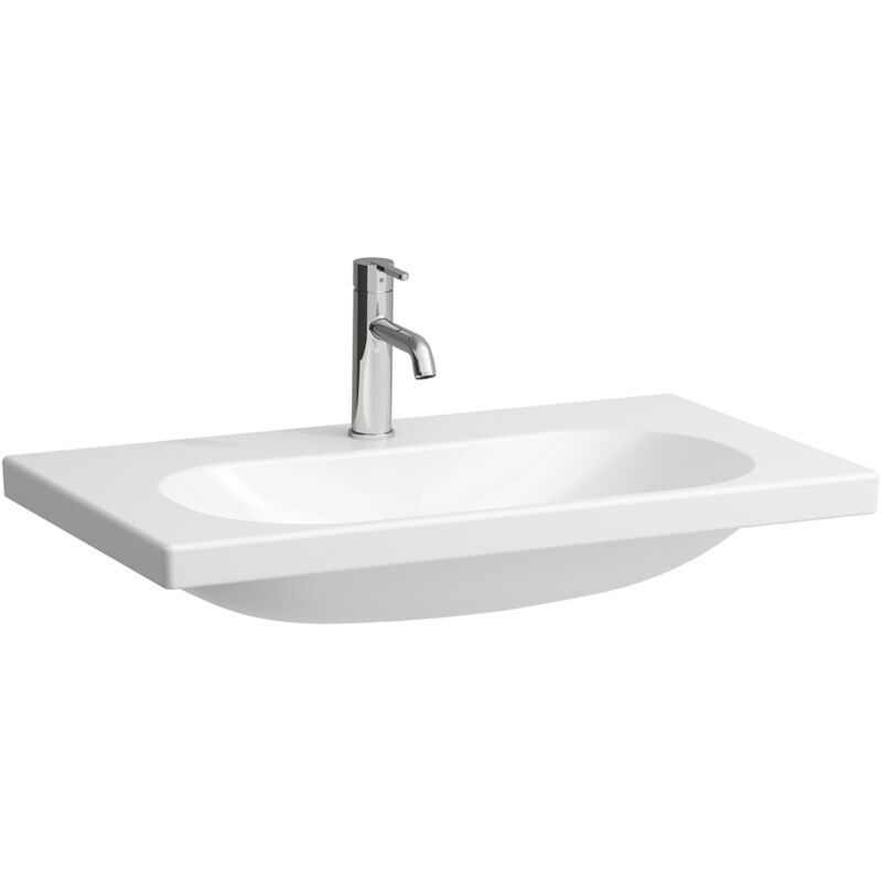 Laufen - Lua - Lavabo de meuble 80x46 cm, sans trop-plein, trou pour robinetterie, blanc H8160870001561