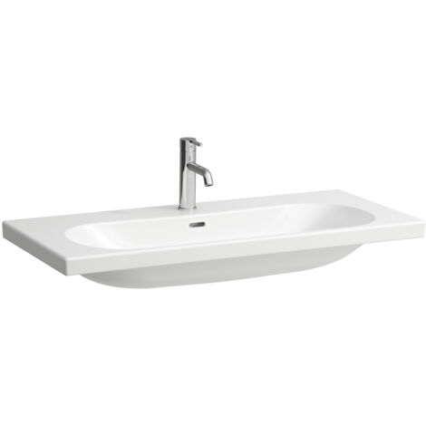 LAUFEN LUA lavabo, sans trou pour robinet, avec trop-plein,