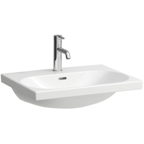 LAUFEN LUA lavabo, sans trou pour robinet, avec trop-plein,