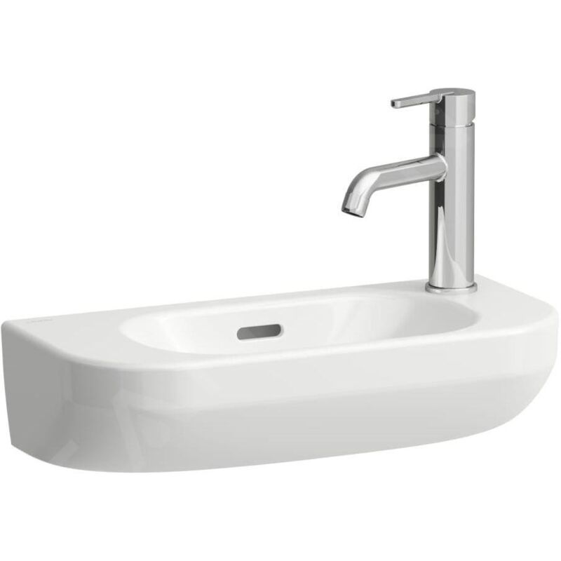 Laufen - Lua lave-mains, 1 trou de robinetterie à droite, vasque à