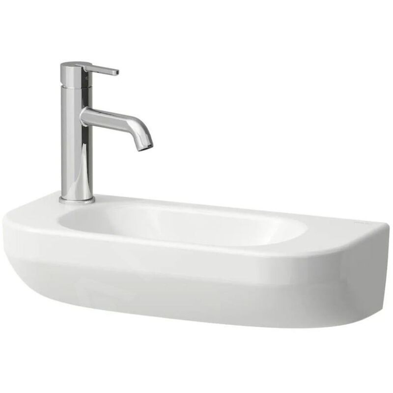 Laufen - Lua lave-mains, 1 trou de robinetterie à gauche, vasque à